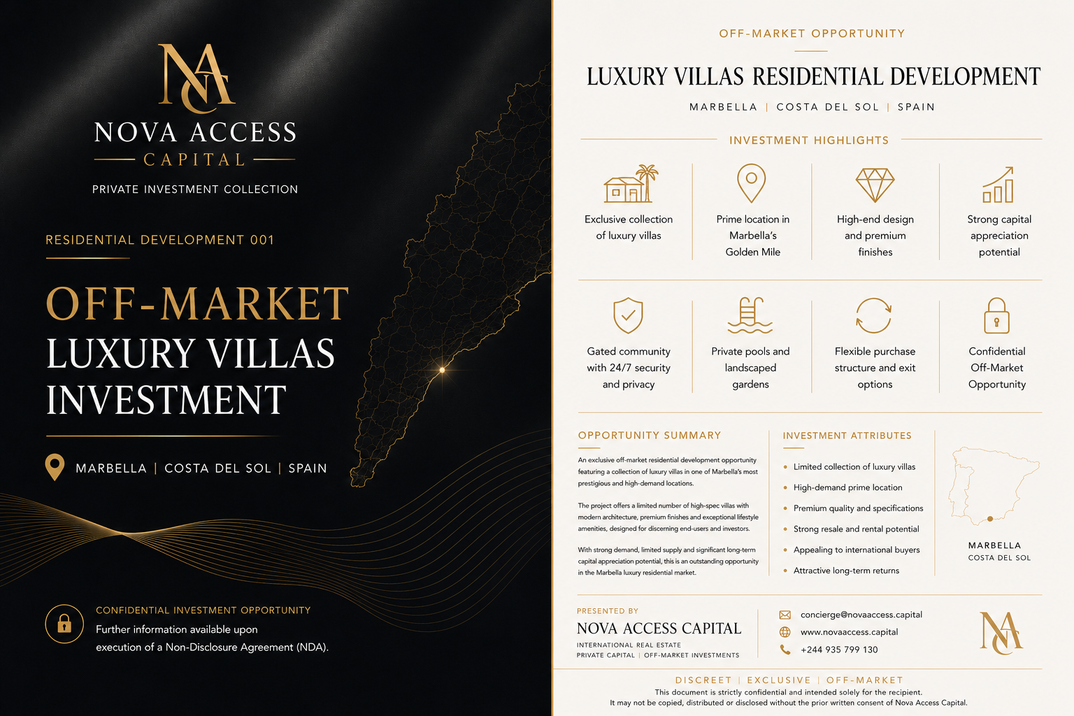 Off-Market Luxury Villas Investment